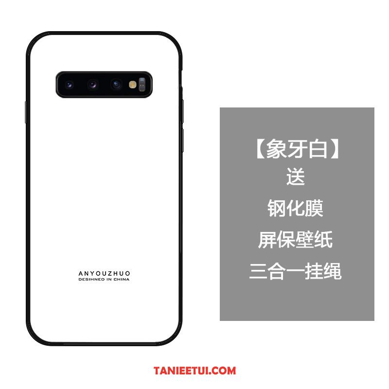 Etui Samsung Galaxy S10 Kolor Gradientu Osobowość Proste, Obudowa Samsung Galaxy S10 Anti-fall Wiszące Ozdoby Moda