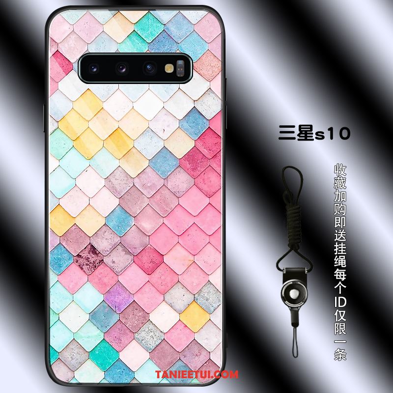 Etui Samsung Galaxy S10 Kolor Osobowość Kształt Diamentu, Pokrowce Samsung Galaxy S10 Kolorowe Młodzież All Inclusive