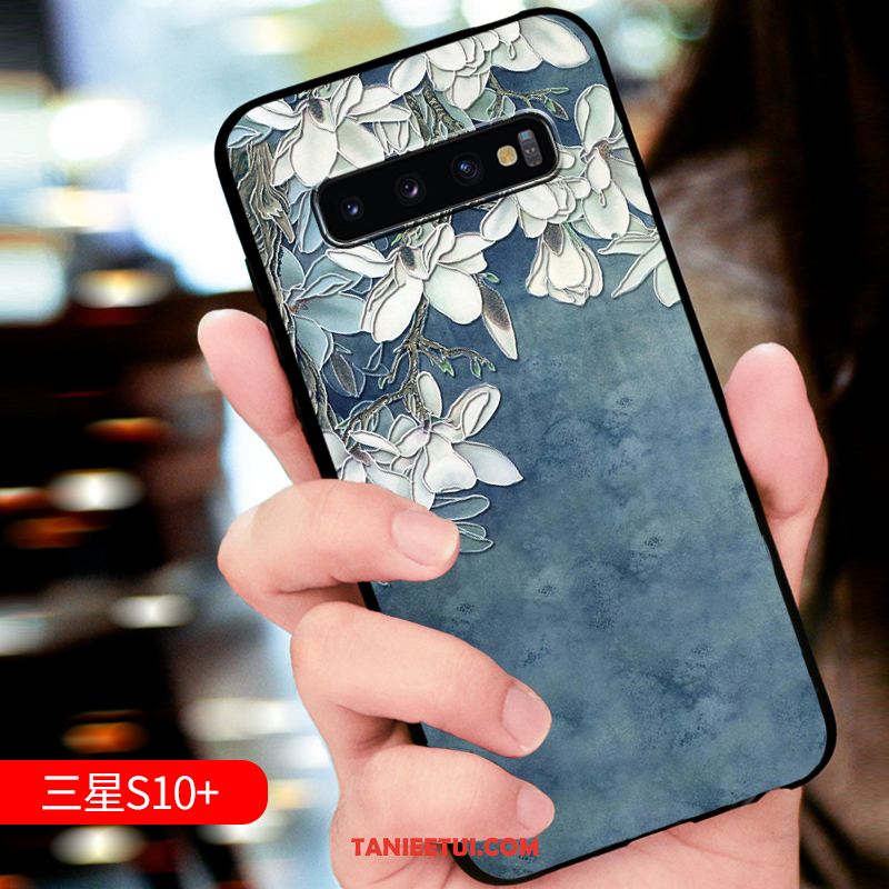 Etui Samsung Galaxy S10+ Miękki Osobowość Anti-fall, Futerał Samsung Galaxy S10+ Czerwony Relief All Inclusive