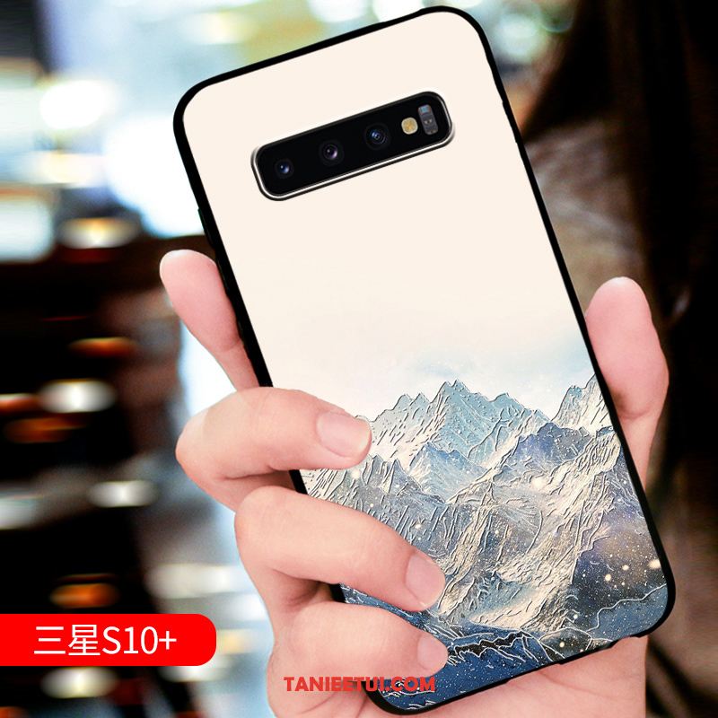 Etui Samsung Galaxy S10+ Miękki Osobowość Anti-fall, Futerał Samsung Galaxy S10+ Czerwony Relief All Inclusive