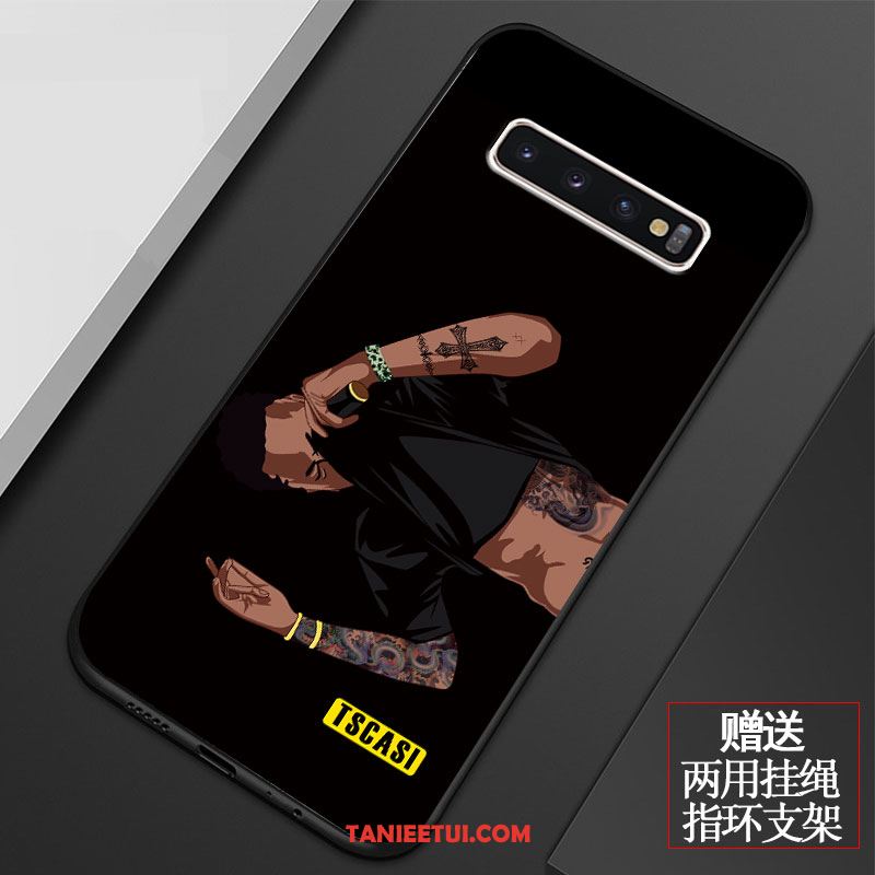 Etui Samsung Galaxy S10+ Moda Kreatywne Telefon Komórkowy, Obudowa Samsung Galaxy S10+ Czarny Silikonowe Ochraniacz