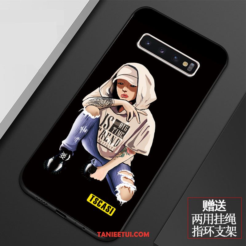 Etui Samsung Galaxy S10+ Moda Kreatywne Telefon Komórkowy, Obudowa Samsung Galaxy S10+ Czarny Silikonowe Ochraniacz