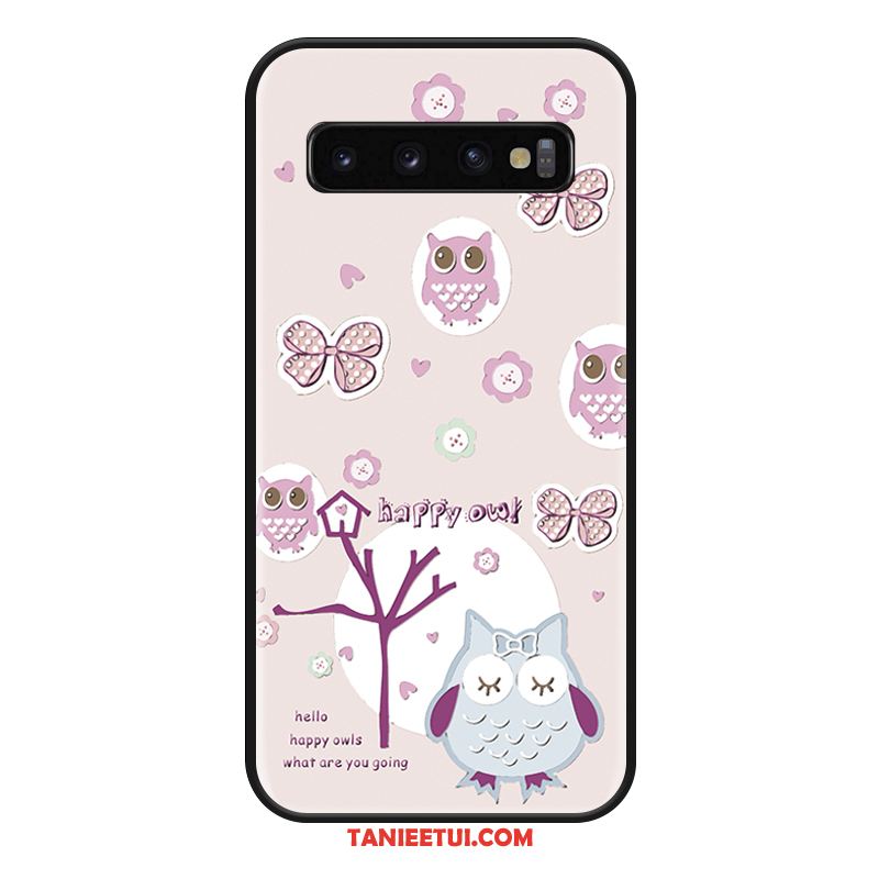 Etui Samsung Galaxy S10 Modna Marka Anti-fall All Inclusive, Pokrowce Samsung Galaxy S10 Kreskówka Różowe Moda