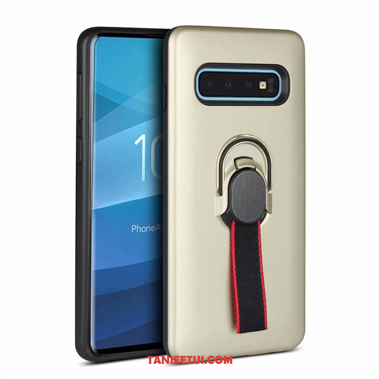 Etui Samsung Galaxy S10+ Na Pokładzie Wspornik Ochraniacz, Futerał Samsung Galaxy S10+ Anti-fall Zielony Gwiazda