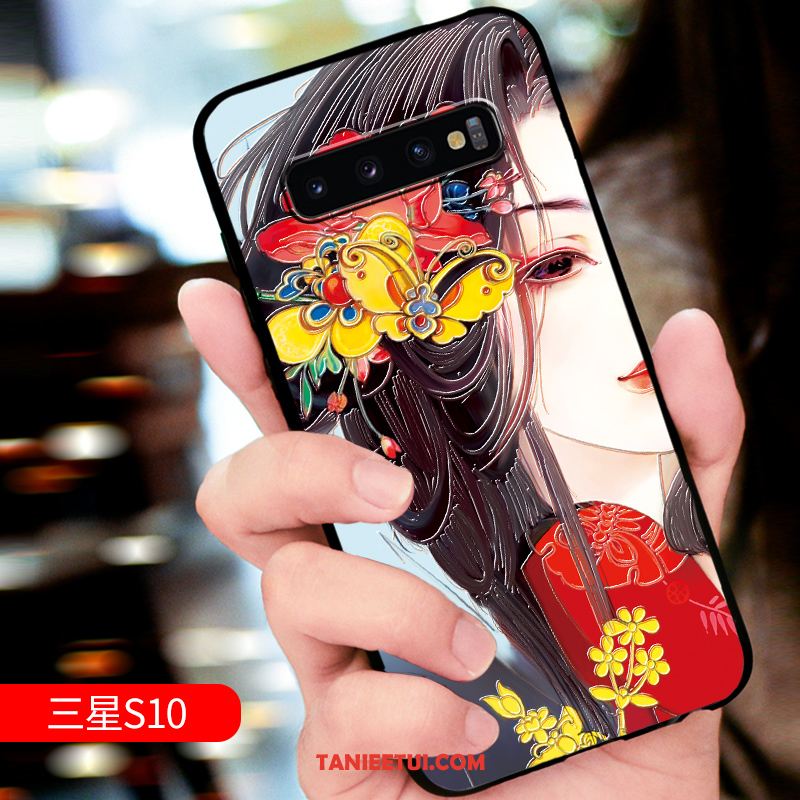 Etui Samsung Galaxy S10 Nubuku Czerwony Netto Dostosowane, Obudowa Samsung Galaxy S10 Cienka Ochraniacz Nowy