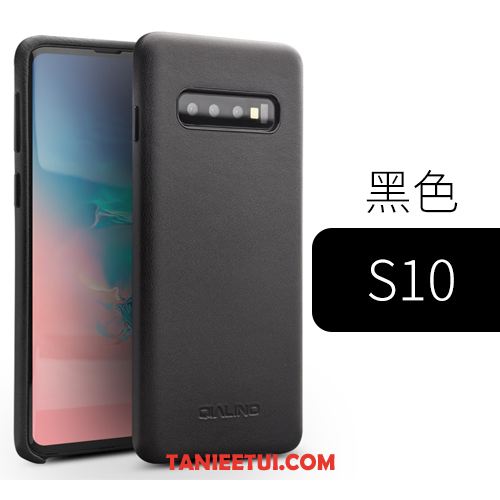 Etui Samsung Galaxy S10 Ochraniacz Moda Gwiazda, Futerał Samsung Galaxy S10 Lekki I Cienki Skórzany Biznes Braun