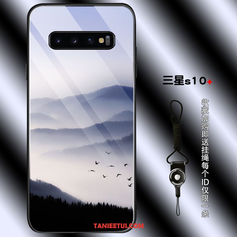 Etui Samsung Galaxy S10+ Osobowość Młodzież Silikonowe, Pokrowce Samsung Galaxy S10+ Crane Czerwony Netto Szkło