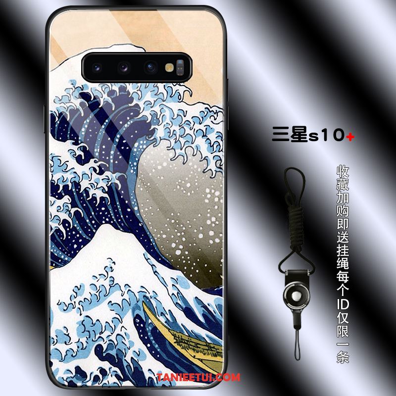 Etui Samsung Galaxy S10+ Osobowość Młodzież Silikonowe, Pokrowce Samsung Galaxy S10+ Crane Czerwony Netto Szkło