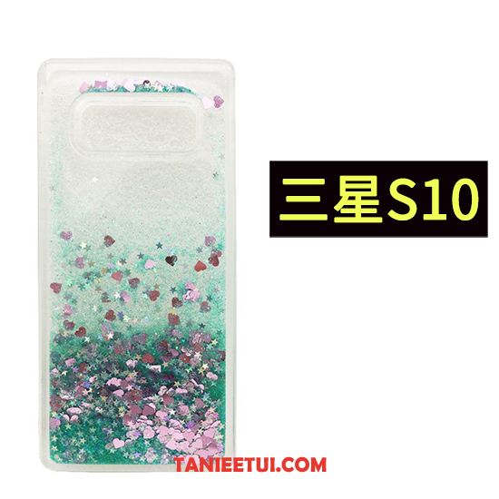 Etui Samsung Galaxy S10 Quicksand Telefon Komórkowy Gwiazda, Futerał Samsung Galaxy S10 Balon Zielony Anti-fall