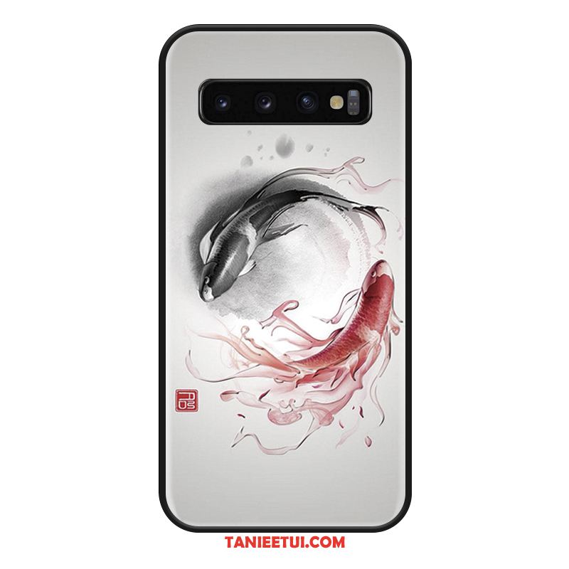 Etui Samsung Galaxy S10 Silikonowe Wiszące Ozdoby Moda, Futerał Samsung Galaxy S10 All Inclusive Ochraniacz Zakochani