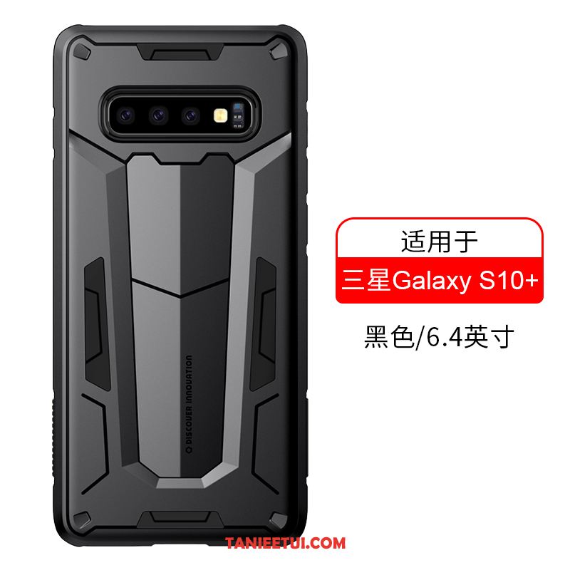 Etui Samsung Galaxy S10+ Telefon Komórkowy All Inclusive Złoto, Futerał Samsung Galaxy S10+ Anti-fall Czarny Ochraniacz