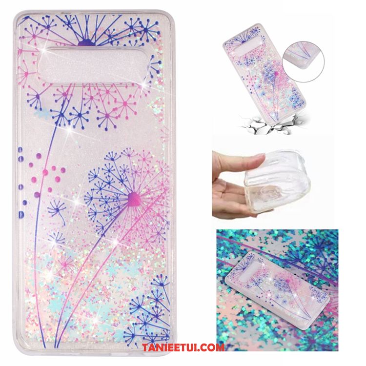 Etui Samsung Galaxy S10 Telefon Komórkowy Quicksand Gwiazda, Pokrowce Samsung Galaxy S10 Zielony Liquid Miękki