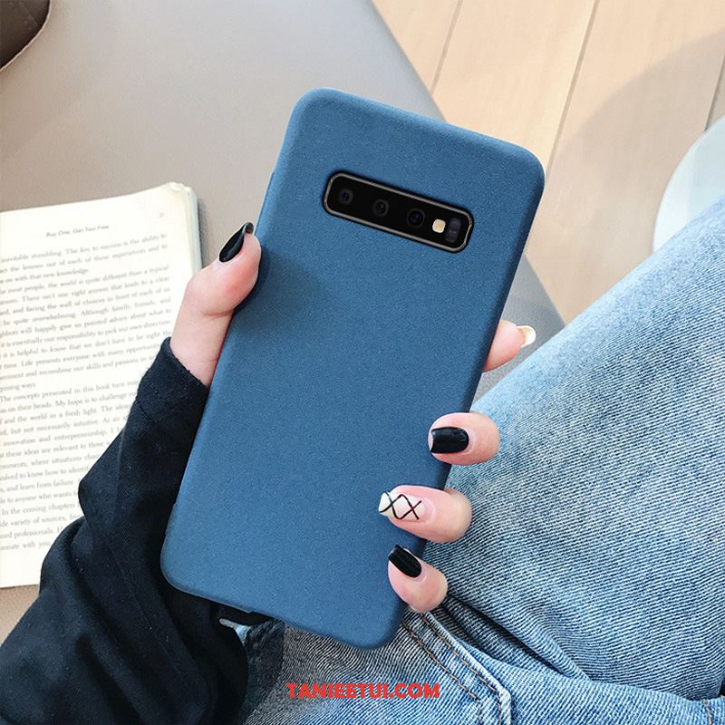 Etui Samsung Galaxy S10+ Tendencja Nubuku Gwiazda, Futerał Samsung Galaxy S10+ Ochraniacz Cienkie Proste