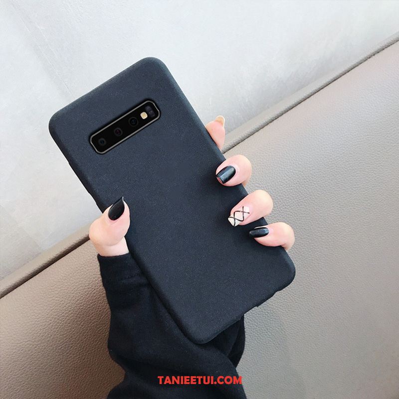 Etui Samsung Galaxy S10+ Tendencja Nubuku Gwiazda, Futerał Samsung Galaxy S10+ Ochraniacz Cienkie Proste