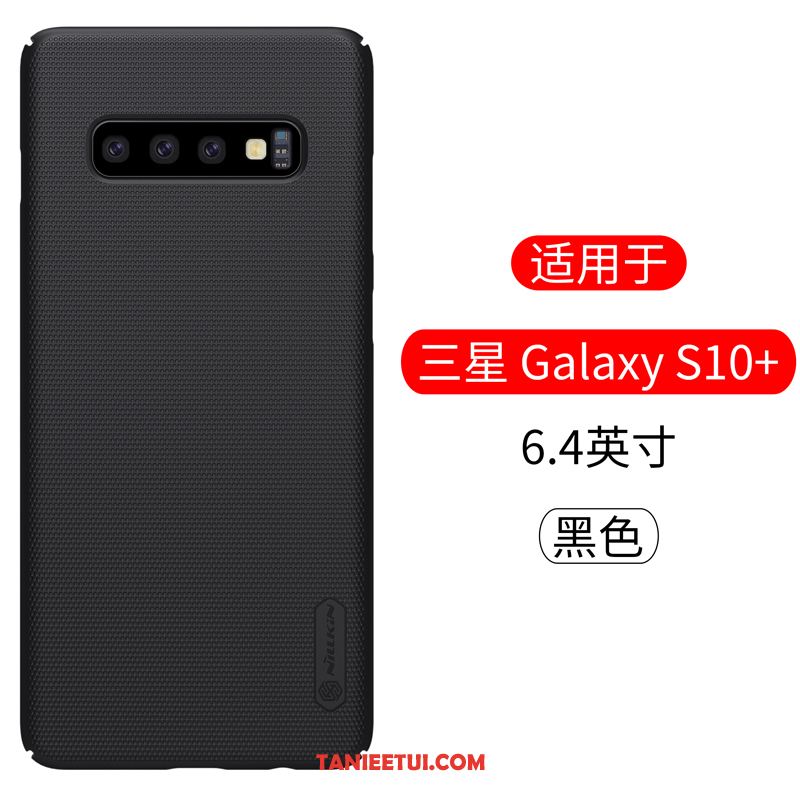 Etui Samsung Galaxy S10+ Złoto Anti-fall Telefon Komórkowy, Obudowa Samsung Galaxy S10+ Nubuku Ochraniacz Gwiazda Braun