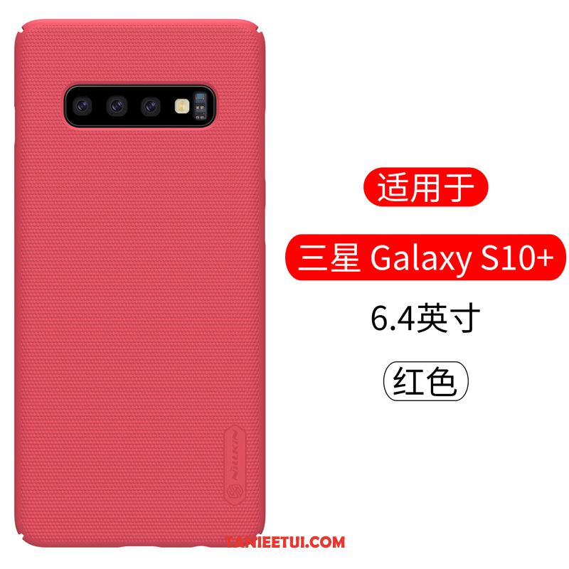 Etui Samsung Galaxy S10+ Złoto Anti-fall Telefon Komórkowy, Obudowa Samsung Galaxy S10+ Nubuku Ochraniacz Gwiazda Braun