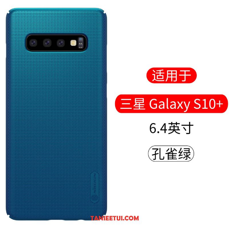 Etui Samsung Galaxy S10+ Złoto Anti-fall Telefon Komórkowy, Obudowa Samsung Galaxy S10+ Nubuku Ochraniacz Gwiazda Braun