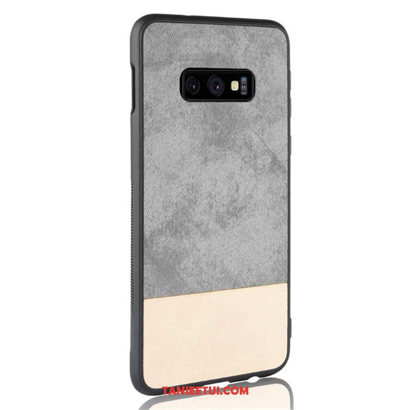 Etui Samsung Galaxy S10e Gwiazda Trudno Szary, Pokrowce Samsung Galaxy S10e Ochraniacz Denim Mieszane Kolory