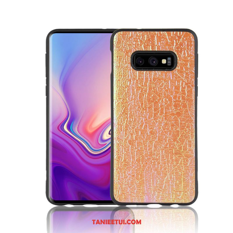 Etui Samsung Galaxy S10e Kolor Telefon Komórkowy Gwiazda, Pokrowce Samsung Galaxy S10e Pomarańczowy All Inclusive Żółty