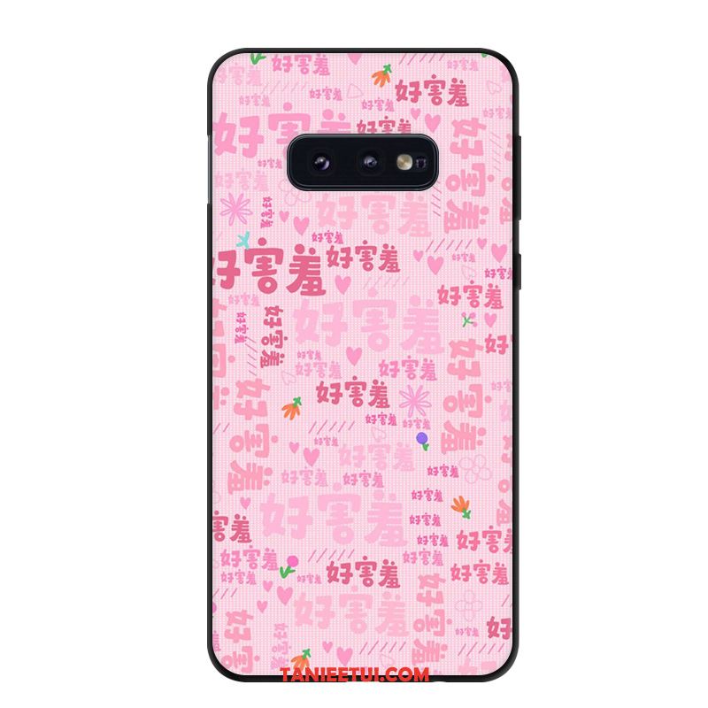 Etui Samsung Galaxy S10e Kreskówka Sztuka Żółty, Futerał Samsung Galaxy S10e Gwiazda Telefon Komórkowy Tendencja