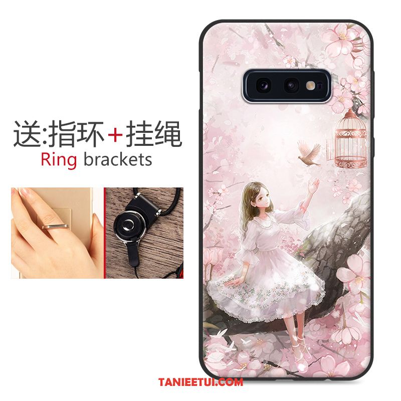 Etui Samsung Galaxy S10e Ochraniacz Modna Marka Czarny, Obudowa Samsung Galaxy S10e Miękki All Inclusive Kreskówka