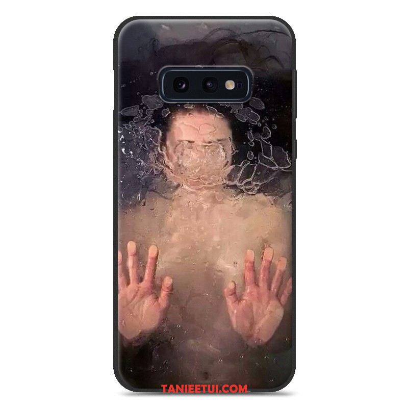 Etui Samsung Galaxy S10e Osobowość Miękki Silikonowe, Pokrowce Samsung Galaxy S10e Tendencja Wiszące Ozdoby Biały