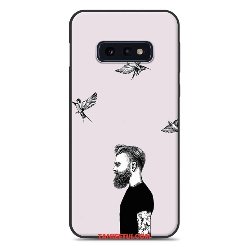 Etui Samsung Galaxy S10e Osobowość Miękki Silikonowe, Pokrowce Samsung Galaxy S10e Tendencja Wiszące Ozdoby Biały