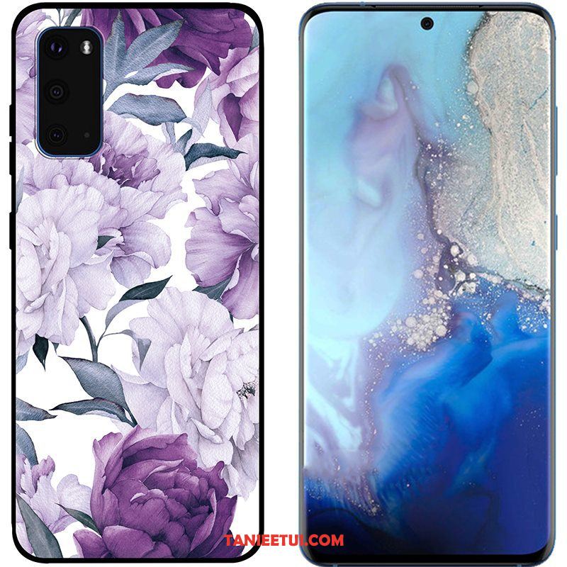 Etui Samsung Galaxy S20 Gwiazda Kolor Nubuku, Futerał Samsung Galaxy S20 Kreskówka Modna Marka Purpurowy