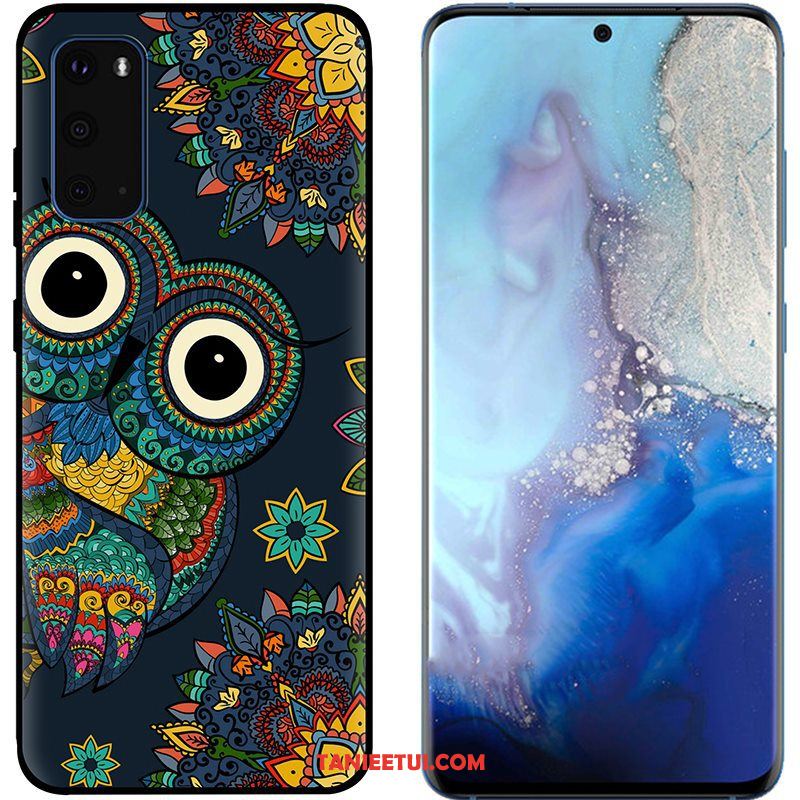 Etui Samsung Galaxy S20 Gwiazda Kolor Nubuku, Futerał Samsung Galaxy S20 Kreskówka Modna Marka Purpurowy