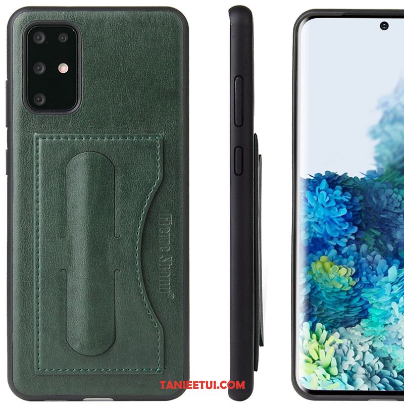 Etui Samsung Galaxy S20+ Karta Gwiazda Skórzany, Futerał Samsung Galaxy S20+ Czerwony Telefon Komórkowy Proste