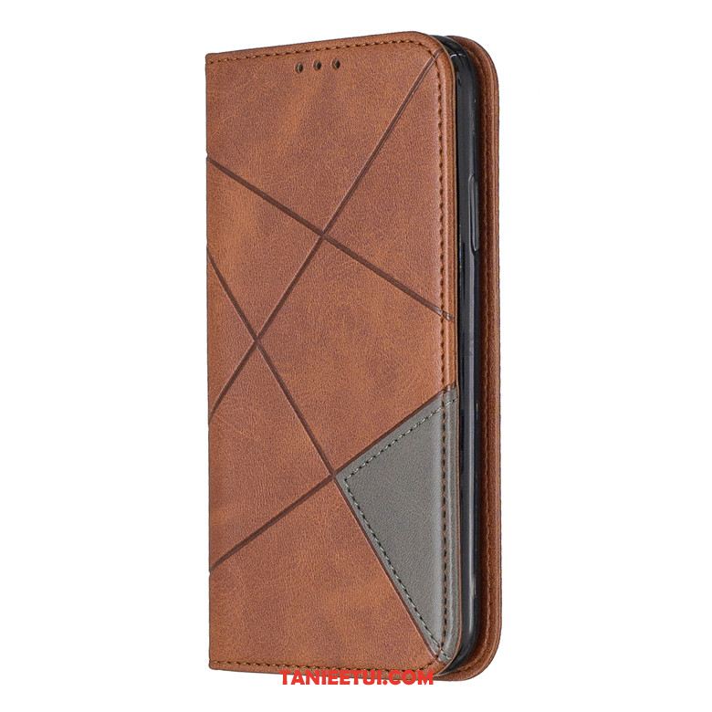 Etui Samsung Galaxy S20+ Ochraniacz Klapa Skórzany, Futerał Samsung Galaxy S20+ Silikonowe Anti-fall Gwiazda Braun