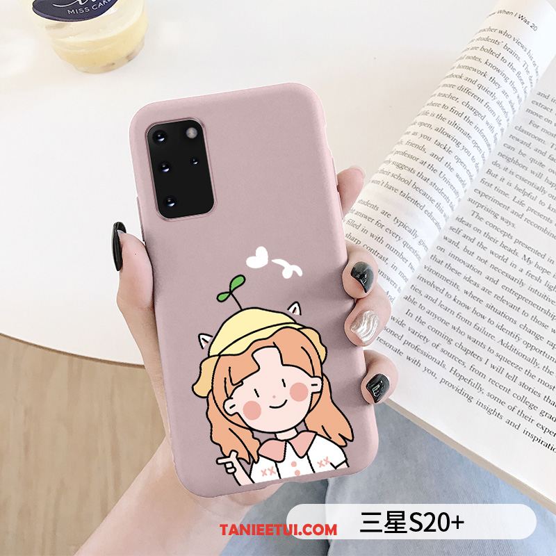 Etui Samsung Galaxy S20+ Owoce Ochraniacz Gwiazda, Futerał Samsung Galaxy S20+ Niebieski Nubuku Anti-fall