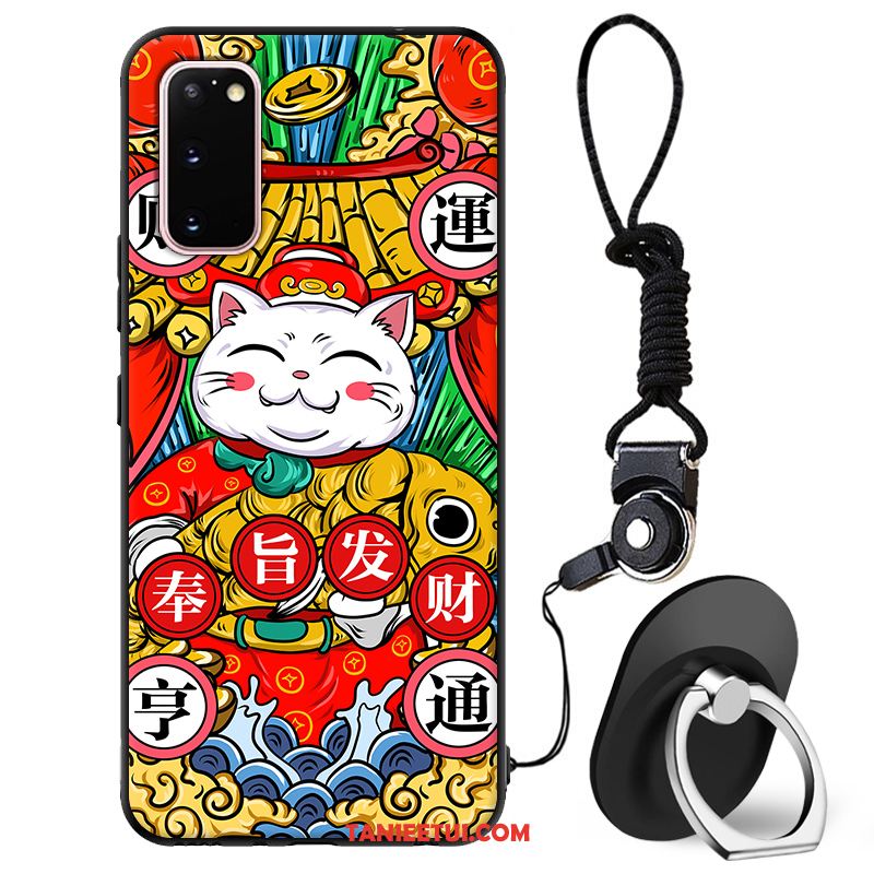 Etui Samsung Galaxy S20 Tendencja Anti-fall Gwiazda, Futerał Samsung Galaxy S20 Ochraniacz Czerwony Moda