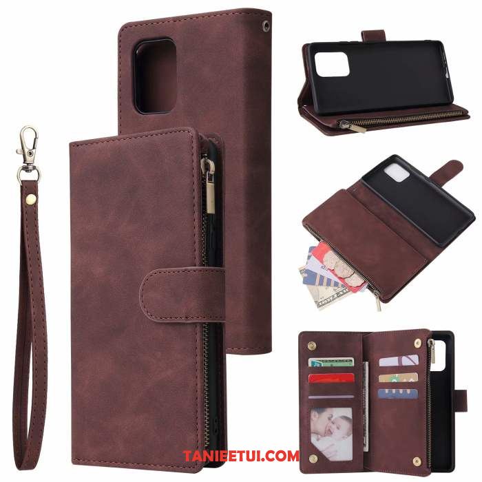 Etui Samsung Galaxy S41 Skórzany Futerał Portfel Klapa, Pokrowce Samsung Galaxy S41 Anti-fall Gwiazda All Inclusive Braun