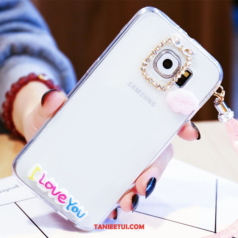 Etui Samsung Galaxy S6 Anti-fall Kreskówka Miękki, Futerał Samsung Galaxy S6 Gwiazda Telefon Komórkowy Piękny