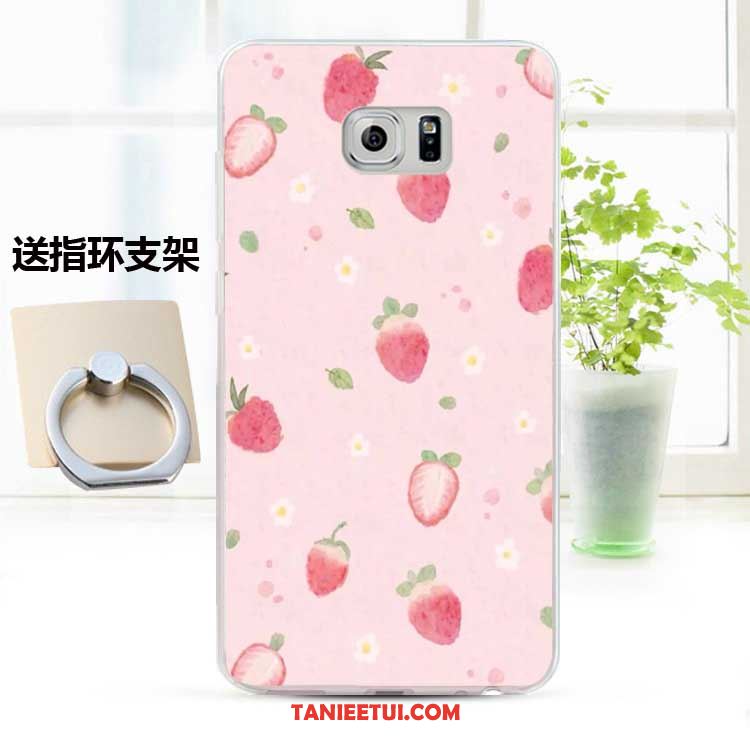 Etui Samsung Galaxy S6 Anti-fall Miękki Gwiazda, Pokrowce Samsung Galaxy S6 Różowe Osobowość Nubuku