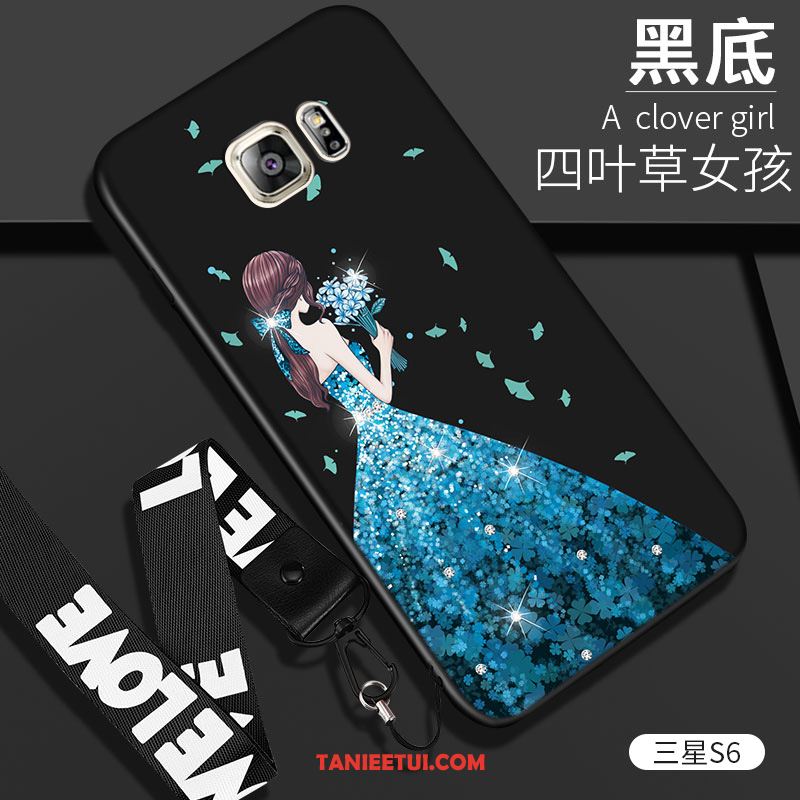 Etui Samsung Galaxy S6 Cienkie Zielony Piękny, Futerał Samsung Galaxy S6 Nubuku Gwiazda Miękki