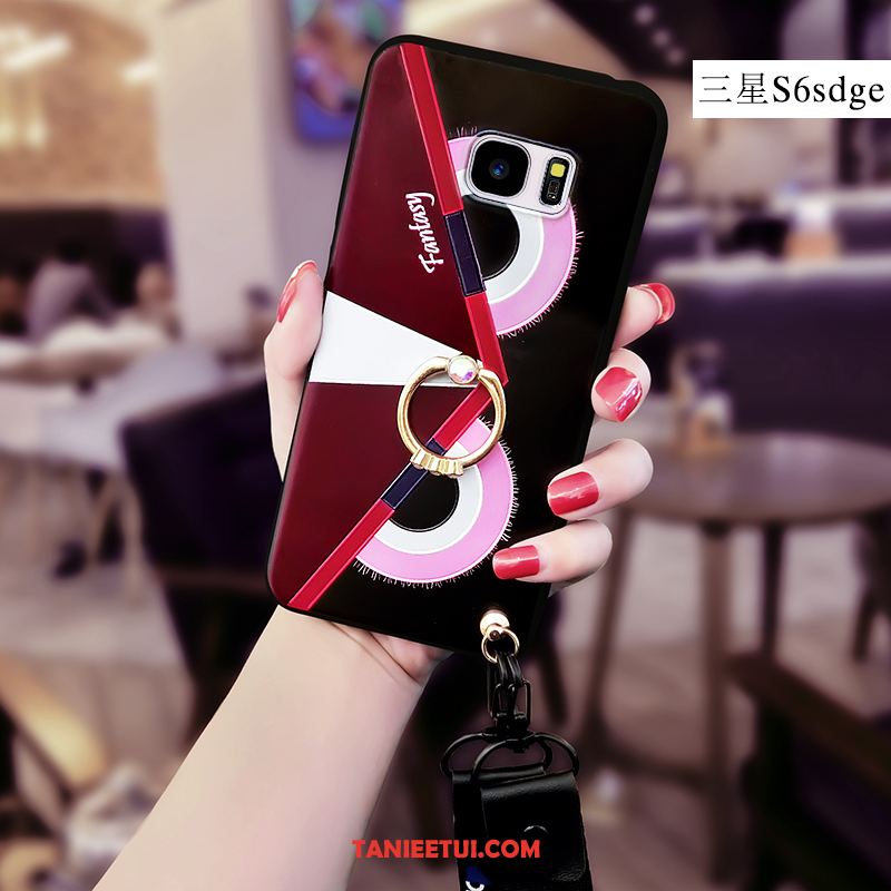 Etui Samsung Galaxy S6 Edge Klamra Ring Gwiazda, Futerał Samsung Galaxy S6 Edge Anti-fall Silikonowe Telefon Komórkowy