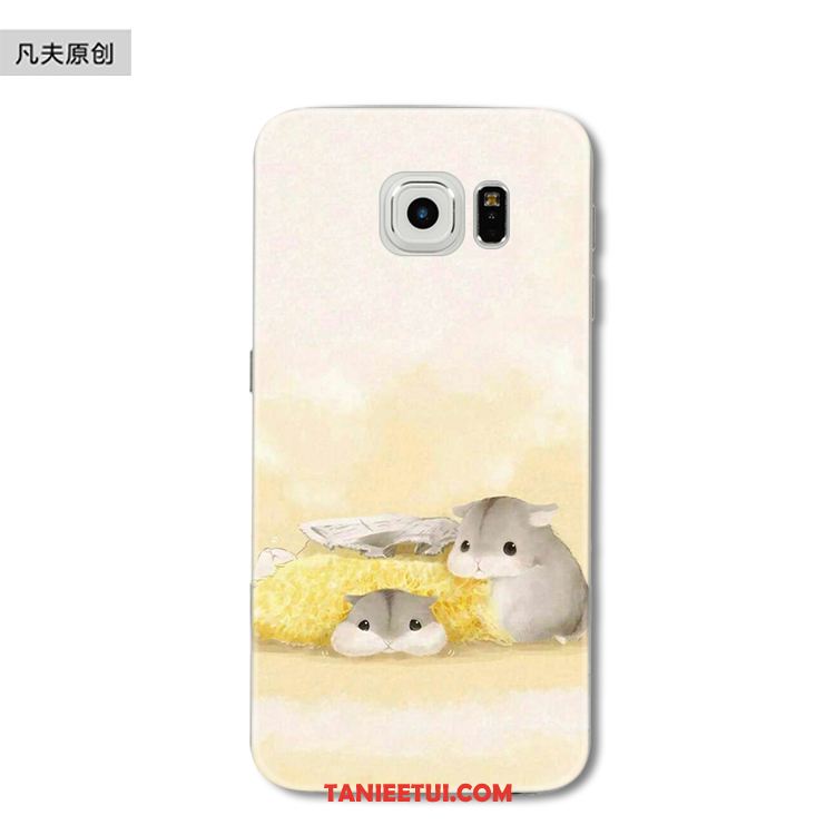 Etui Samsung Galaxy S6 Edge Kreatywne Silikonowe Rat, Obudowa Samsung Galaxy S6 Edge Piękny Gwiazda Zielony