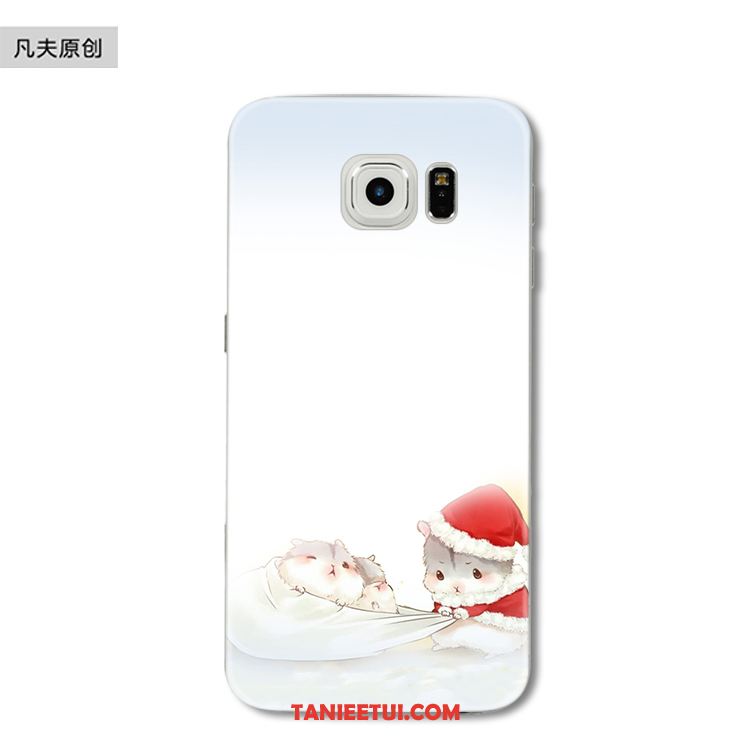 Etui Samsung Galaxy S6 Edge Kreatywne Silikonowe Rat, Obudowa Samsung Galaxy S6 Edge Piękny Gwiazda Zielony