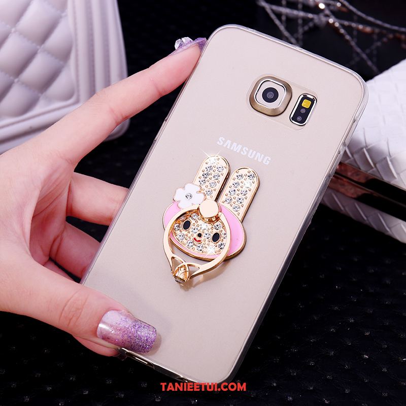 Etui Samsung Galaxy S6 Edge Ochraniacz Biały Mały, Pokrowce Samsung Galaxy S6 Edge Telefon Komórkowy Rhinestone Silikonowe