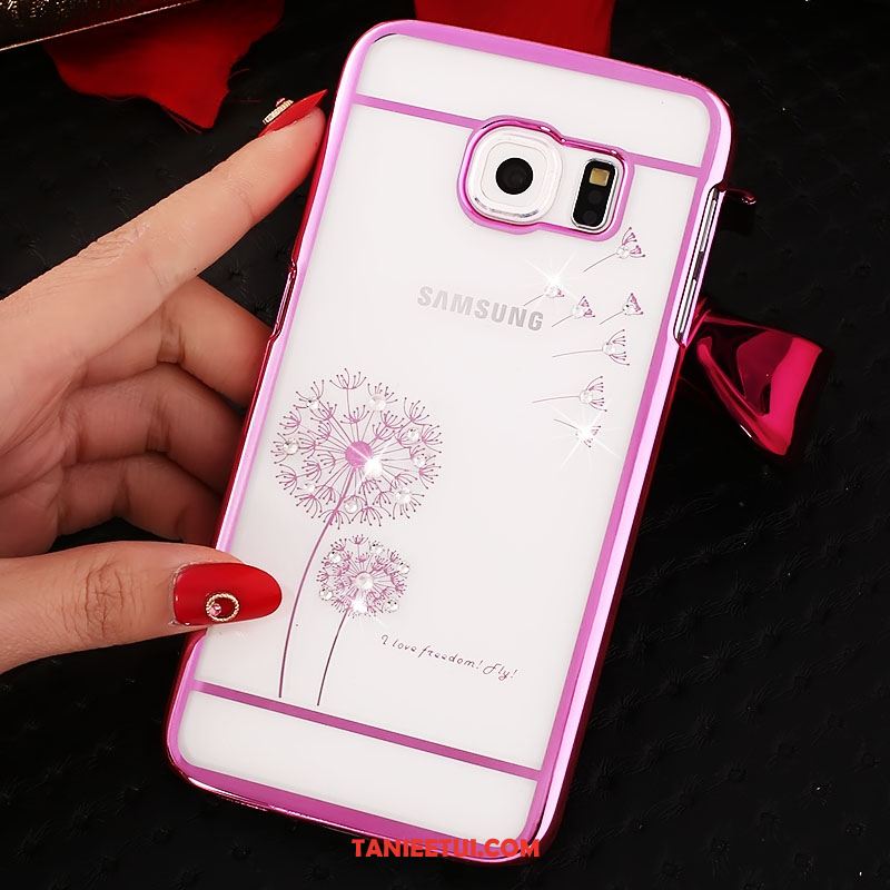 Etui Samsung Galaxy S6 Edge Przezroczysty Rhinestone Trudno, Futerał Samsung Galaxy S6 Edge Gwiazda Ochraniacz Telefon Komórkowy