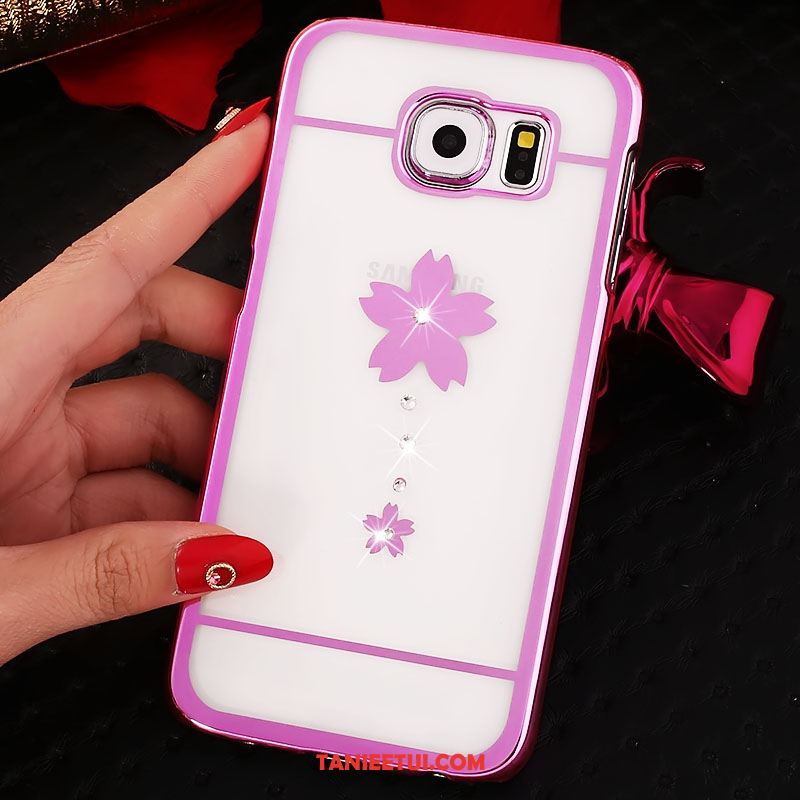 Etui Samsung Galaxy S6 Edge Przezroczysty Rhinestone Trudno, Futerał Samsung Galaxy S6 Edge Gwiazda Ochraniacz Telefon Komórkowy