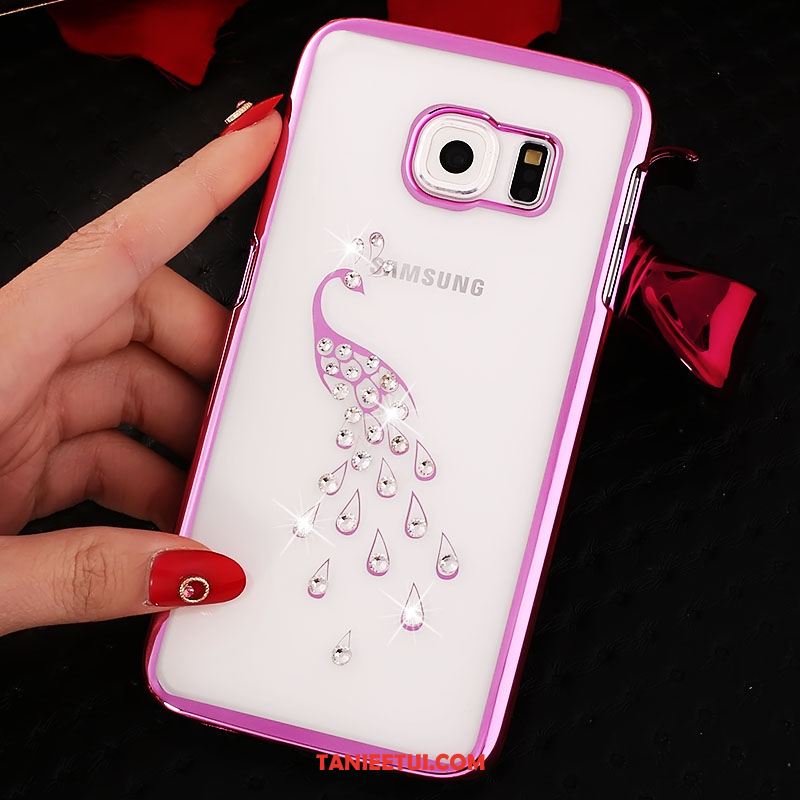 Etui Samsung Galaxy S6 Edge Przezroczysty Rhinestone Trudno, Futerał Samsung Galaxy S6 Edge Gwiazda Ochraniacz Telefon Komórkowy