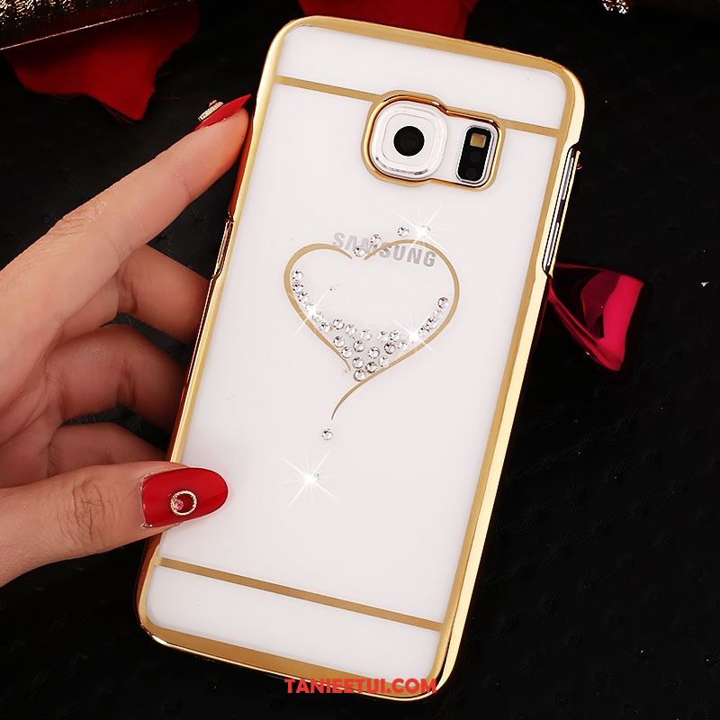 Etui Samsung Galaxy S6 Edge Przezroczysty Rhinestone Trudno, Futerał Samsung Galaxy S6 Edge Gwiazda Ochraniacz Telefon Komórkowy