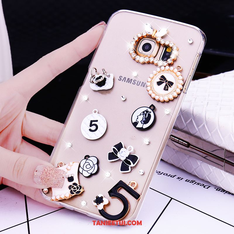 Etui Samsung Galaxy S6 Edge Rhinestone Ochraniacz Telefon Komórkowy, Pokrowce Samsung Galaxy S6 Edge Plastikowy Gwiazda Trudno