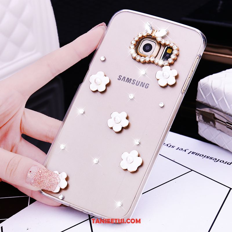 Etui Samsung Galaxy S6 Edge Rhinestone Ochraniacz Telefon Komórkowy, Pokrowce Samsung Galaxy S6 Edge Plastikowy Gwiazda Trudno