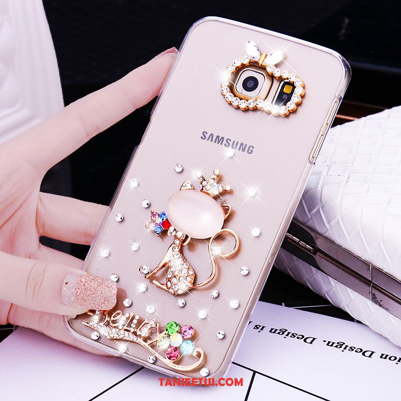 Etui Samsung Galaxy S6 Edge Rhinestone Ochraniacz Telefon Komórkowy, Pokrowce Samsung Galaxy S6 Edge Plastikowy Gwiazda Trudno