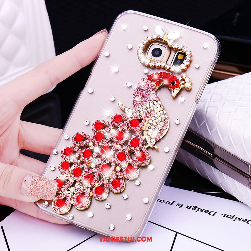 Etui Samsung Galaxy S6 Edge Rhinestone Ochraniacz Telefon Komórkowy, Pokrowce Samsung Galaxy S6 Edge Plastikowy Gwiazda Trudno