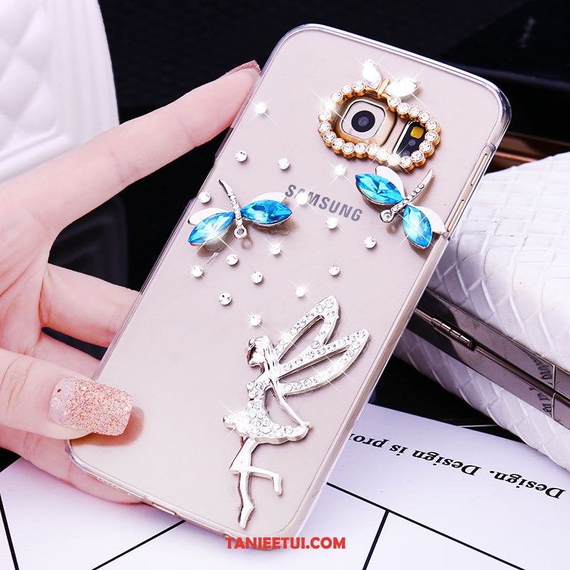 Etui Samsung Galaxy S6 Edge Rhinestone Ochraniacz Telefon Komórkowy, Pokrowce Samsung Galaxy S6 Edge Plastikowy Gwiazda Trudno